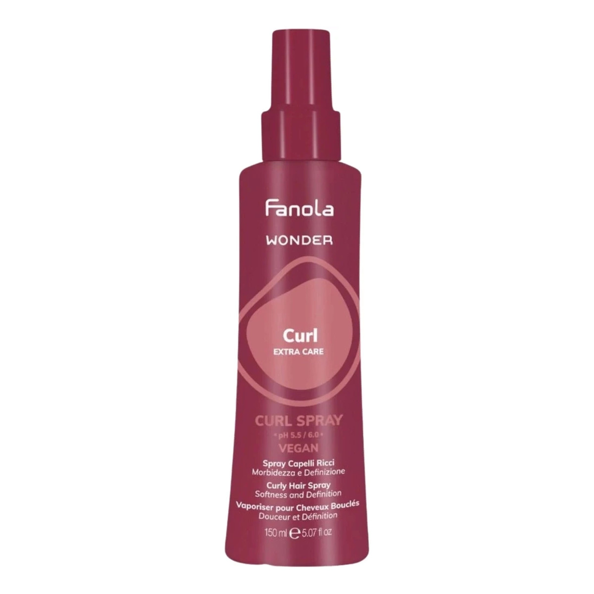 Fanola Wonder Curl Spray Stylizujący Nawilżający do Włosów Kręconych i Falowanych 150ml