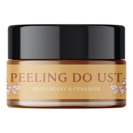 Peeling do ust olej lniany cynamon