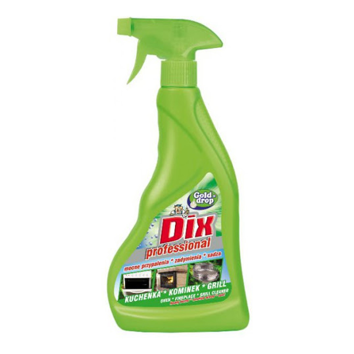 Dix Professional SPRAY DO CZYSZCZENIA KUCHENKA KOMINEK GRILL 500ml