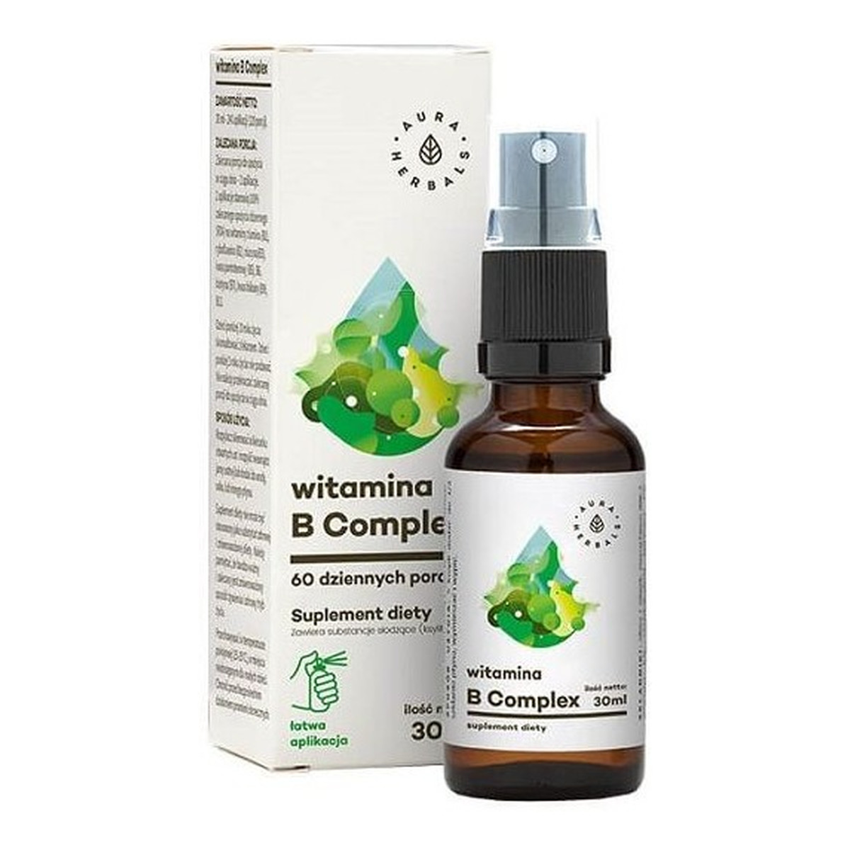 Aura Herbals Suplement diety Witamina B Complex 30ml
