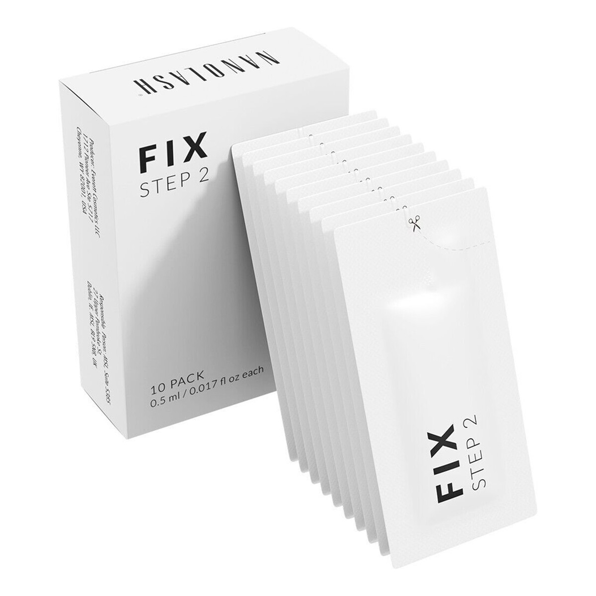 Nanolash Fix step 2 neutralizator do liftingu i laminacji rzęs 10 saszetek