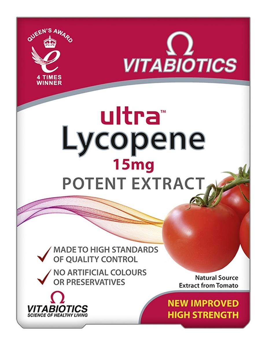 Ultra lycopene 15mg suplement diety 30 tabletek