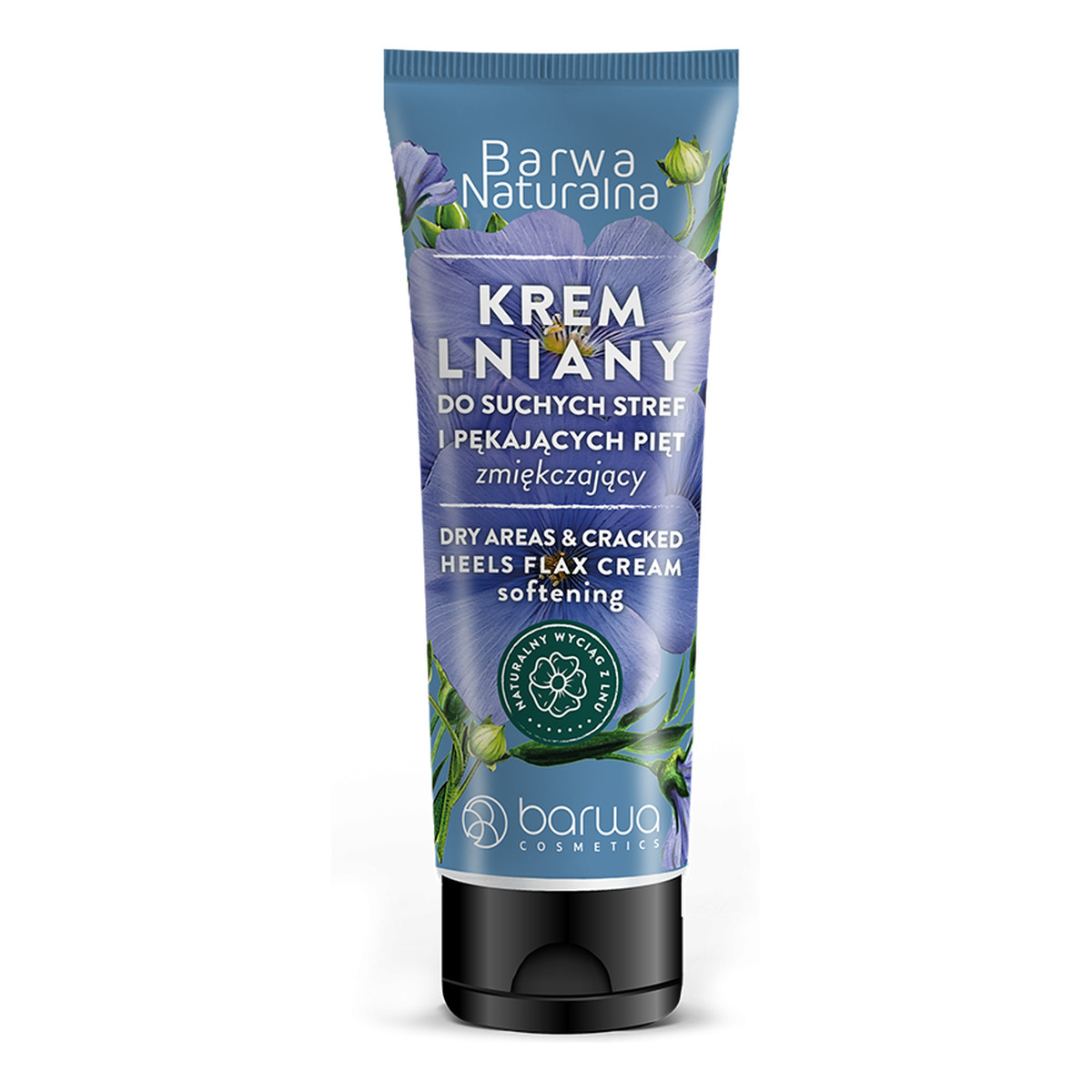 Barwa Naturalna Zmiękczający Krem Do Suchych Stref I Pękających Pięt Lniany 75ml