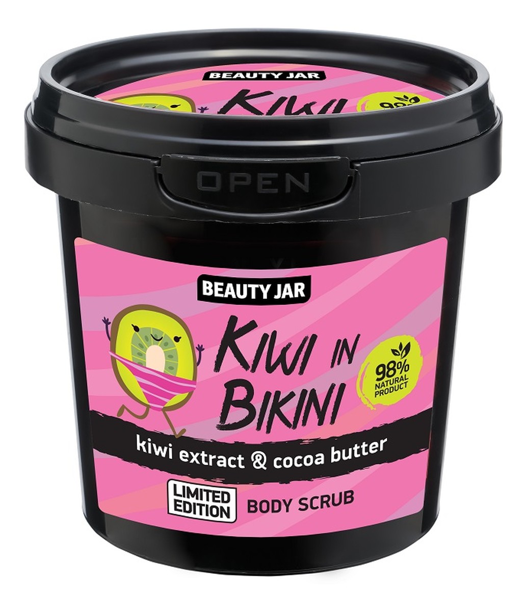 Kiwi in bikini peeling do ciała z ekstraktem z kiwi i masłem kakaowym