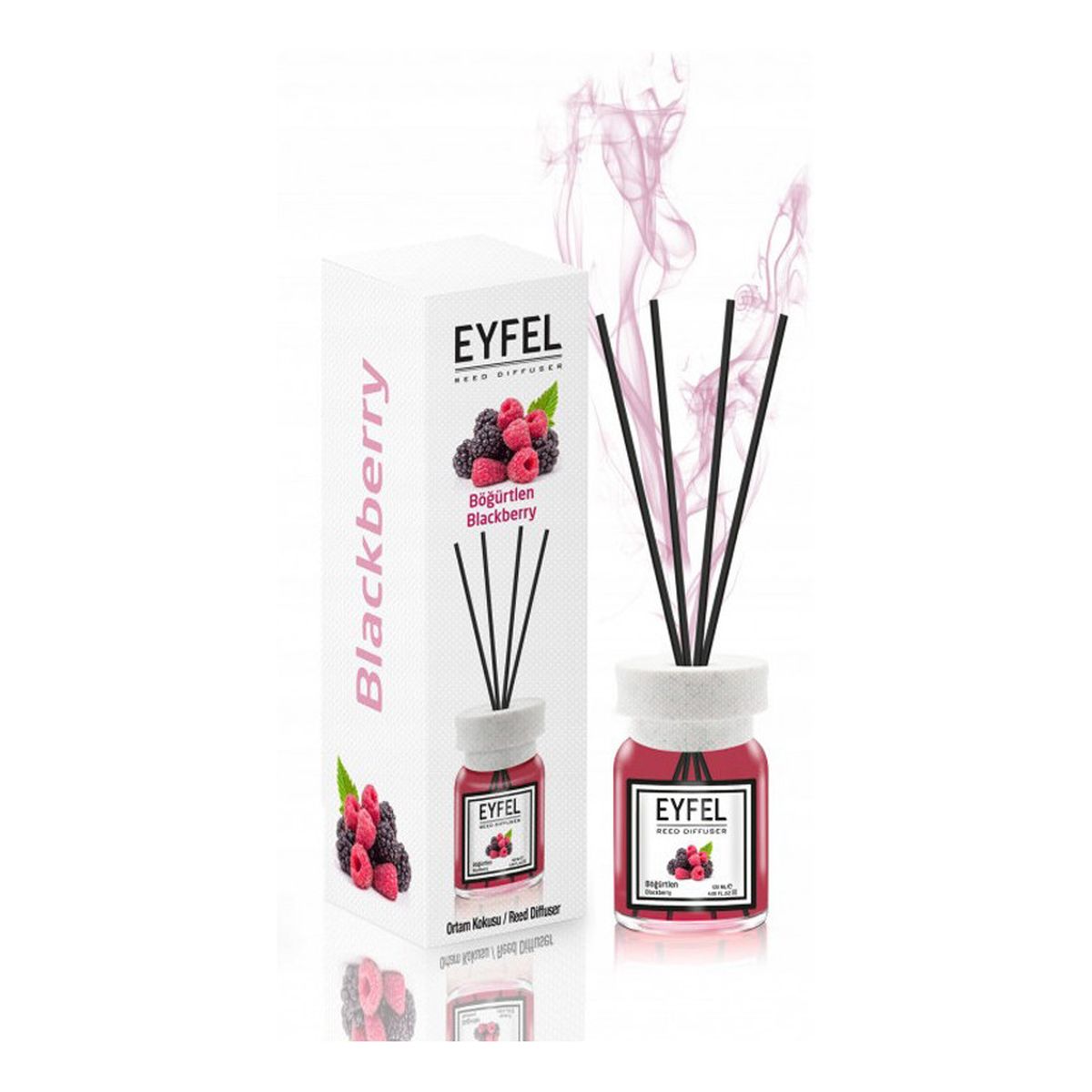 Eyfel Dyfuzor zapachowy z patyczkami Blackberry Owoce leśne 120ml