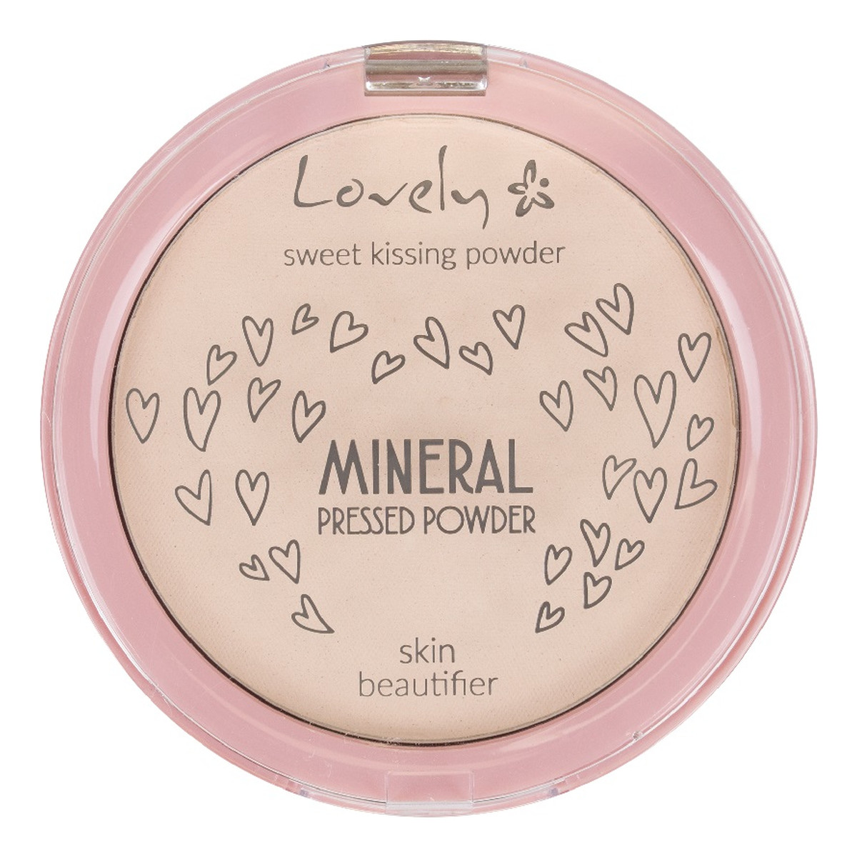 Lovely Mineral pressed powder transparentny silnie matujący fikser mineralny do twarzy 10g