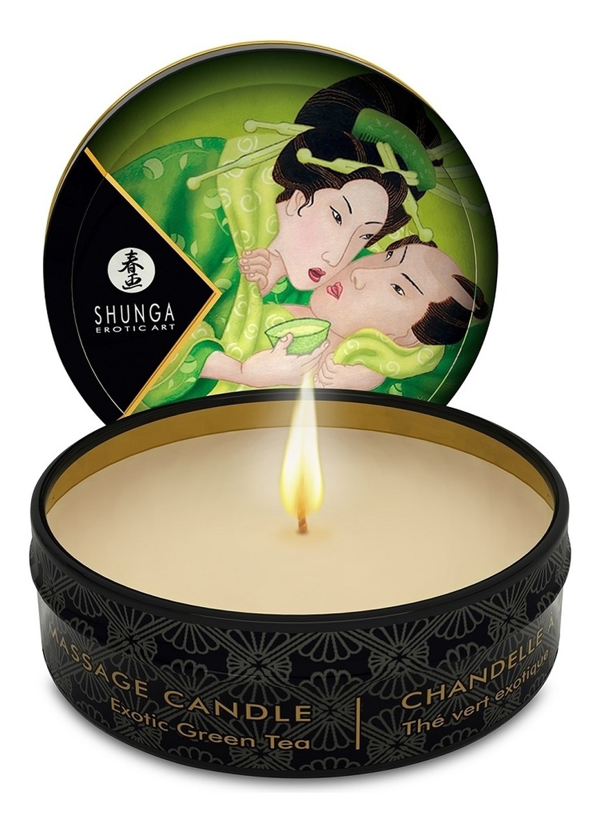 Excitation massage candle świeca do masażu exotic green tea