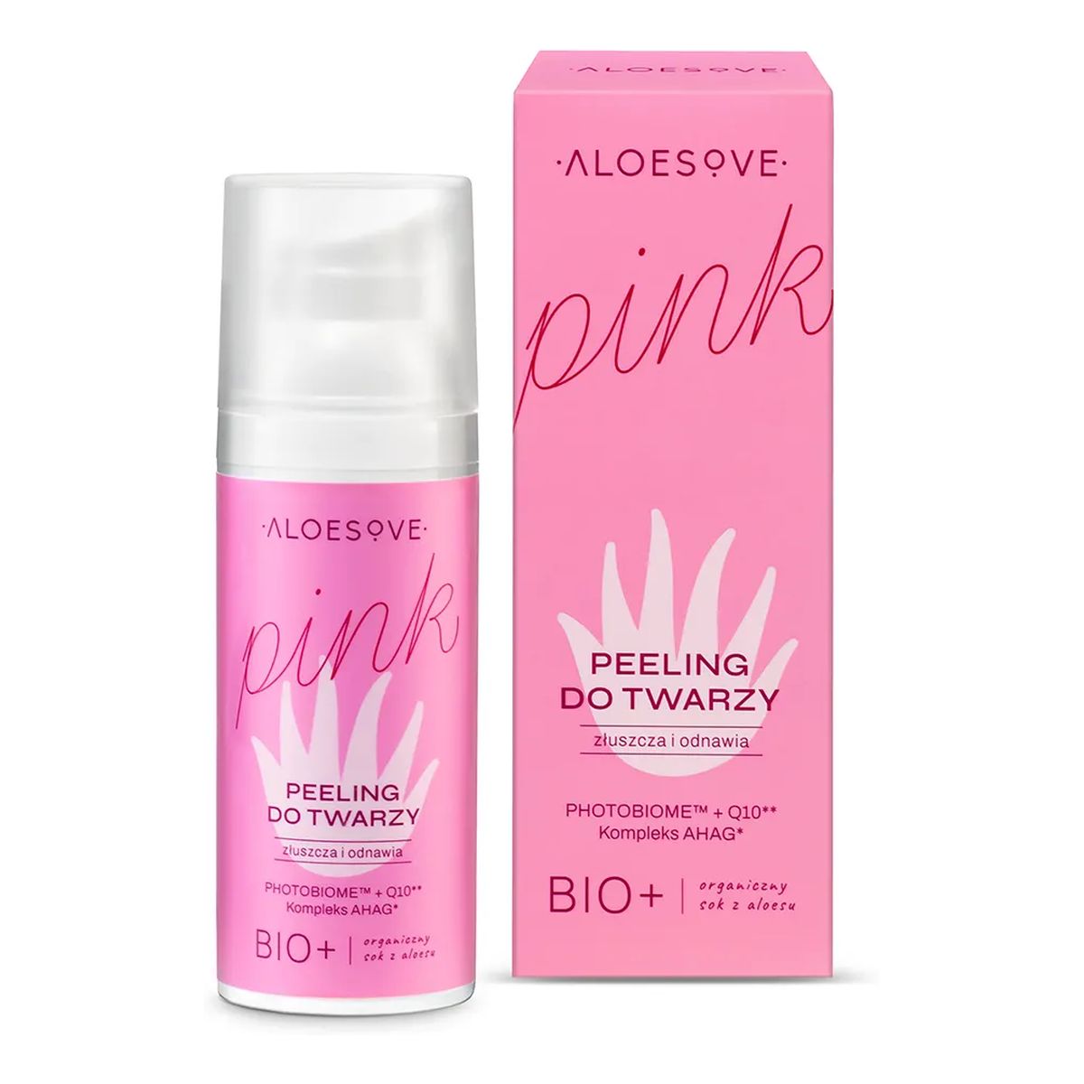 Aloesove Pink Kwasowy peeling do twarzy 50ml