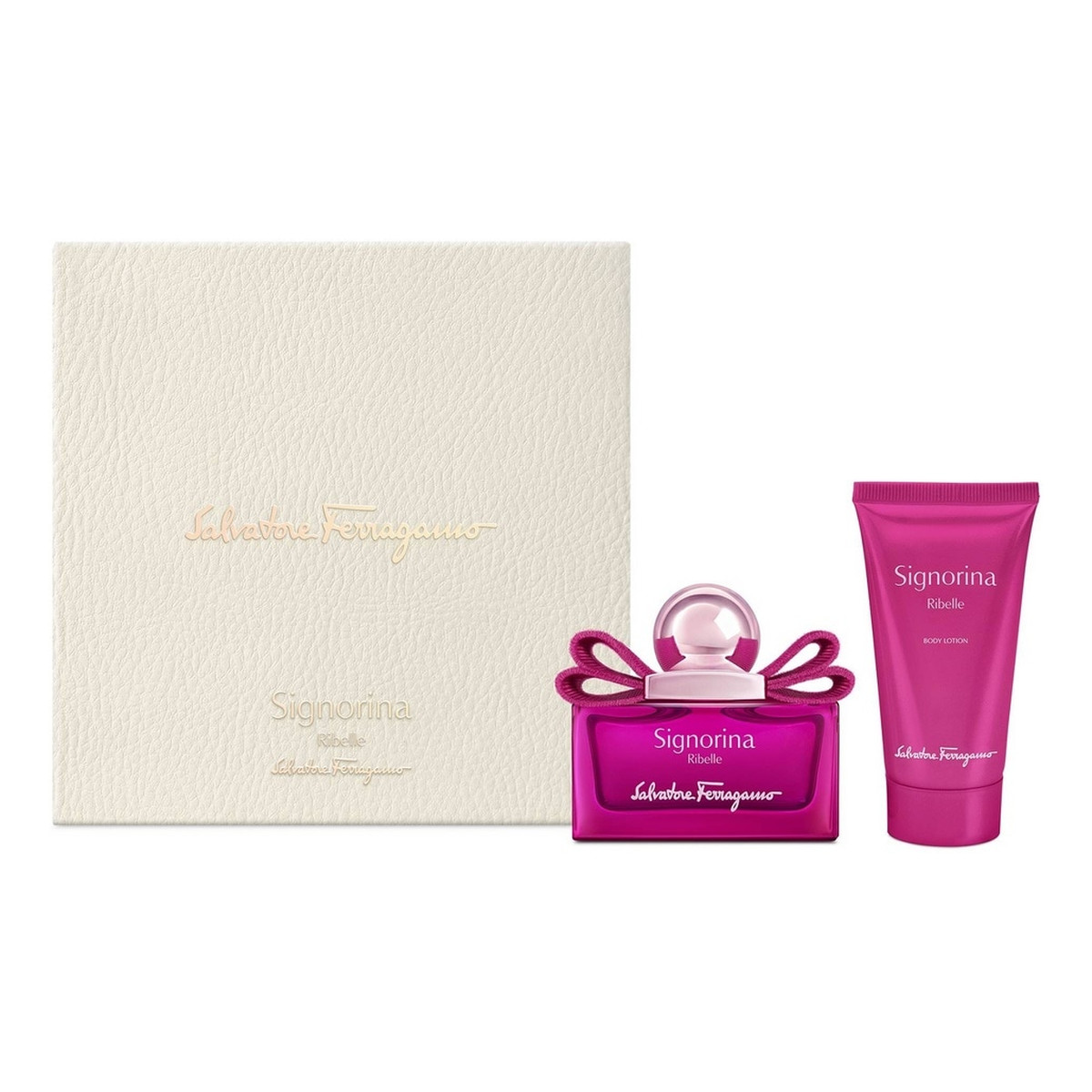 Salvatore Ferragamo Signorina Ribelle Zestaw woda perfumowana spray 30ml + balsam do ciała 50ml