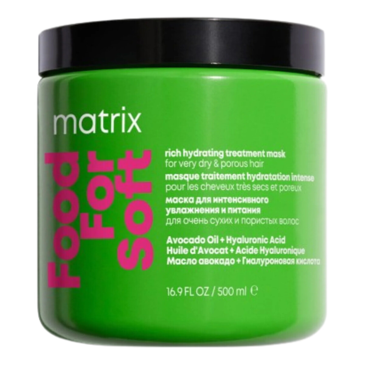 Matrix Food for soft intensywnie nawilżająca maska do włosów suchych 500ml