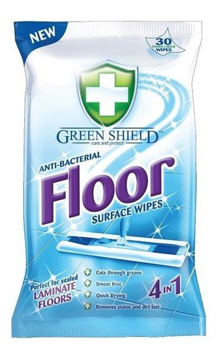 Floor Wipes Antibacterial nawilżone chusteczki do mycia podłóg 24szt