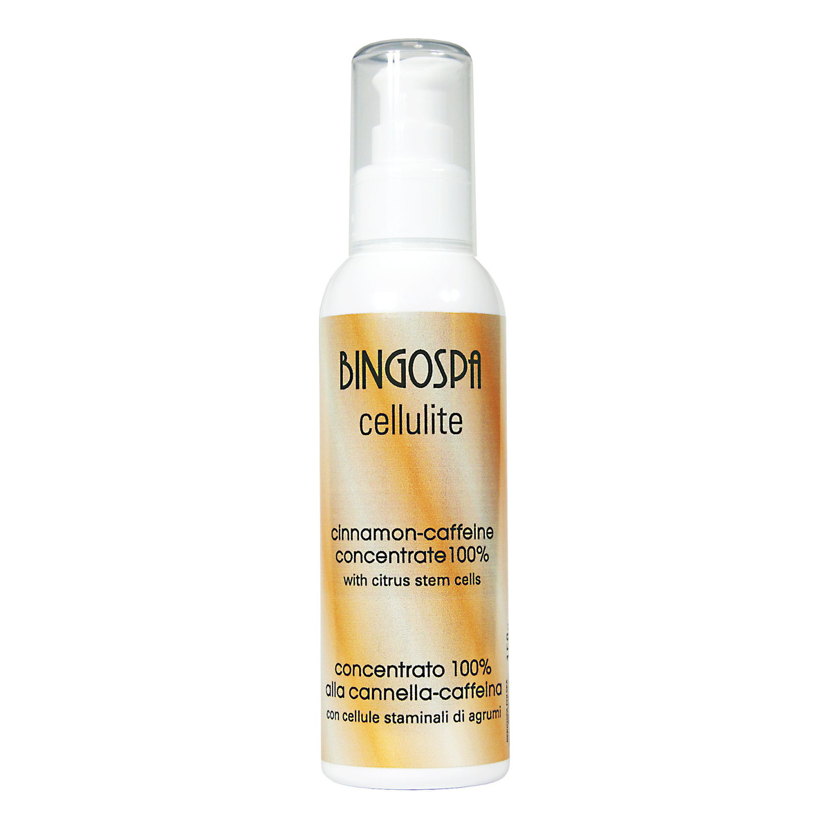 BINGOSPA Cellulite Koncentrat 100% cynamonowo-kofeinowy z komórkami macierzystymi cytrusów 150g