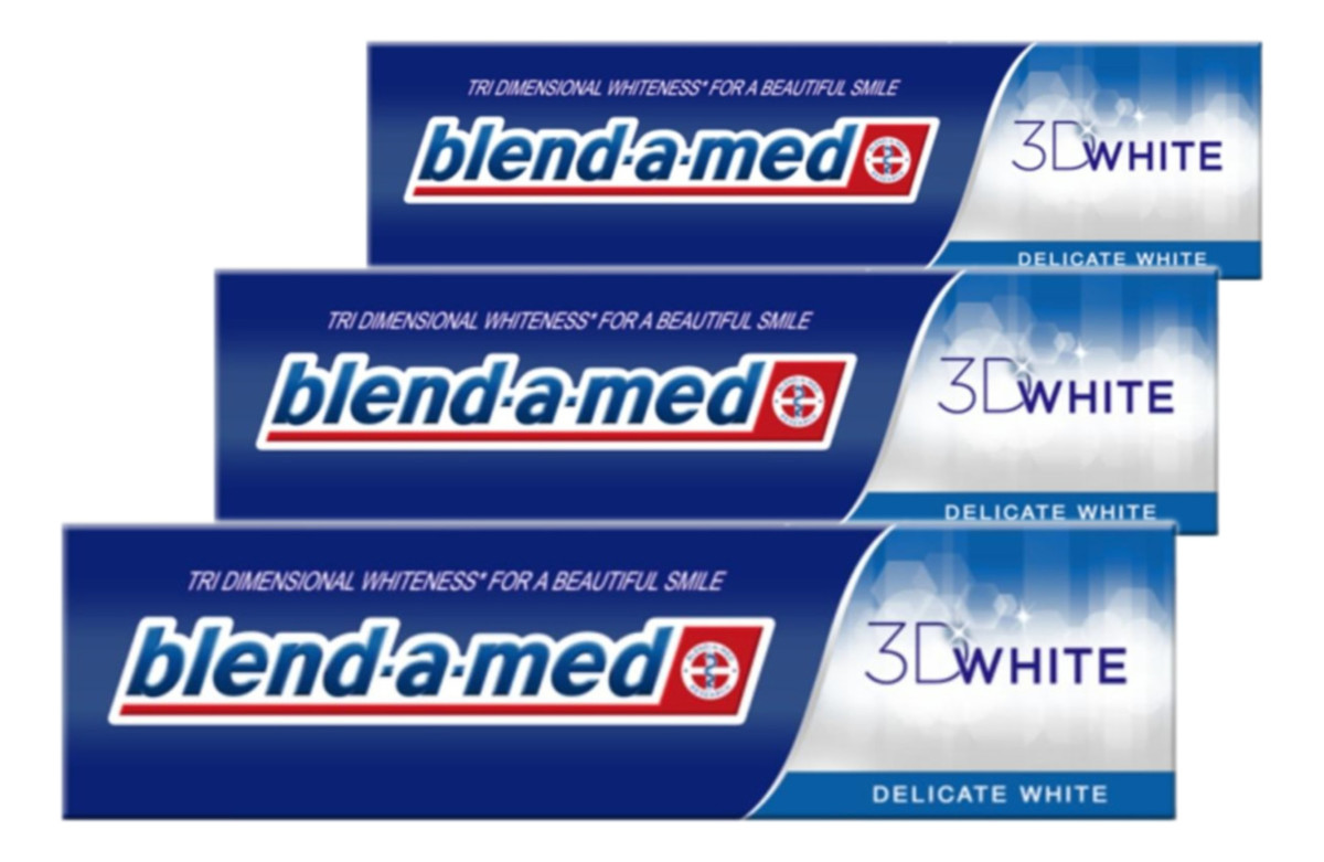 Pasta do zębów Delicate White 3x75ml