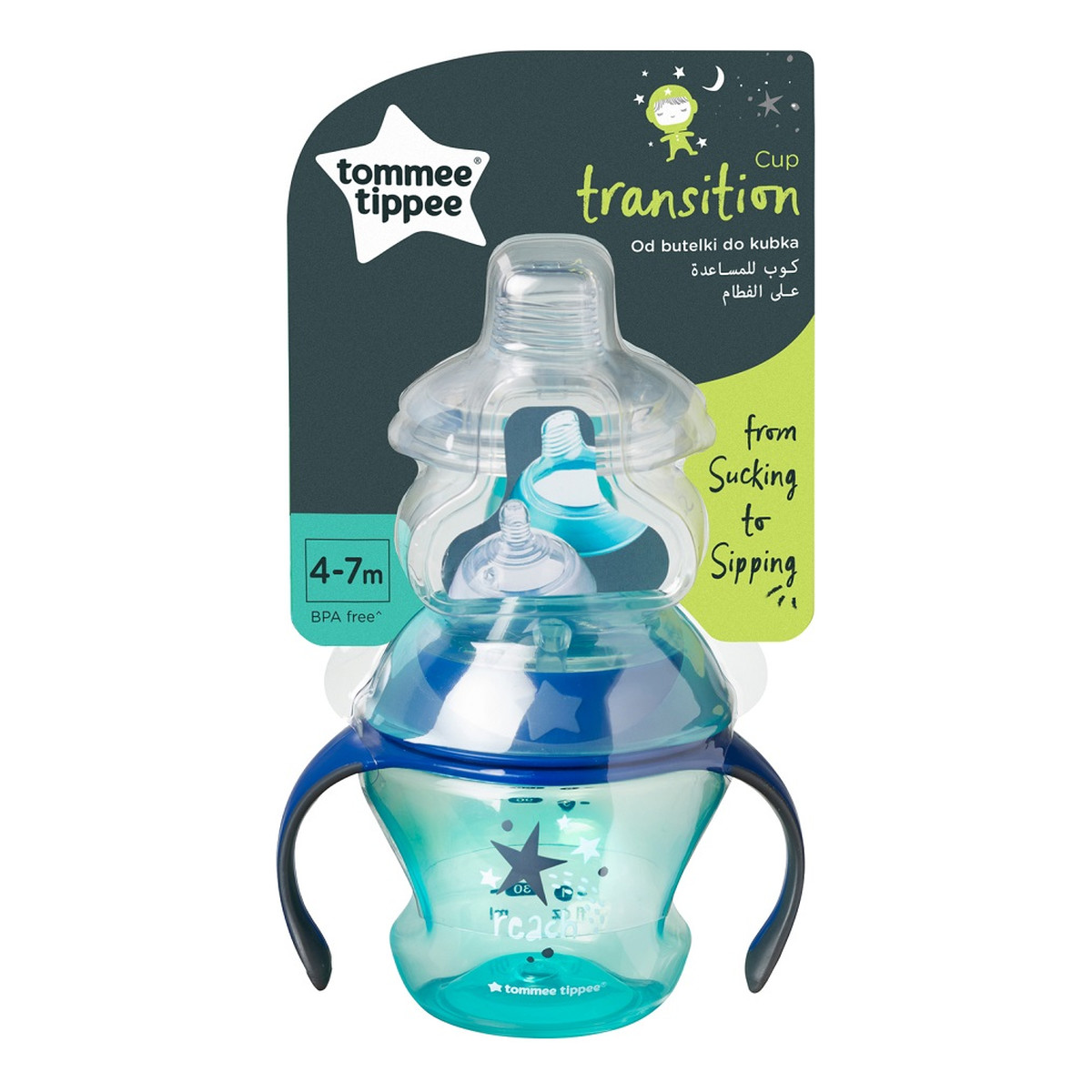 Tommee Tippee Transition cup kubek przejściowy 4-7m 150ml