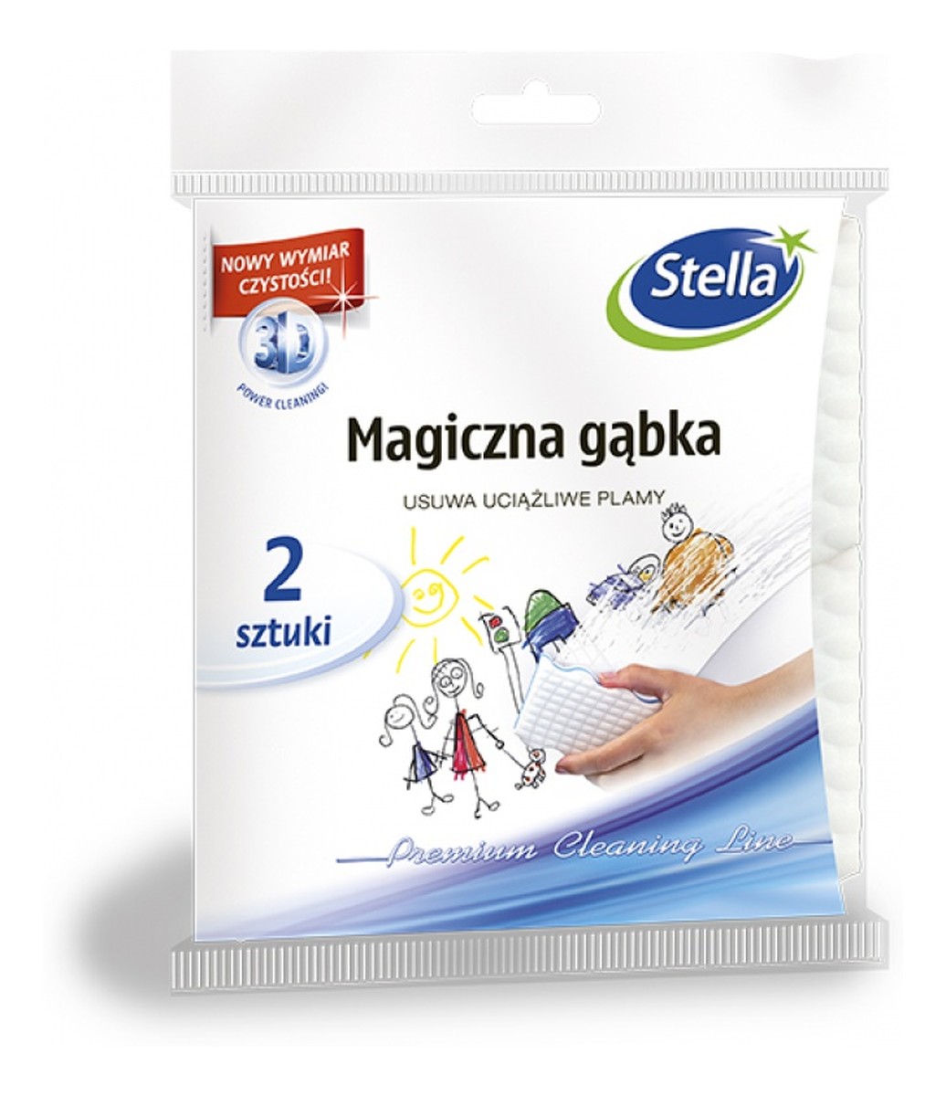 Magiczna Gąbka 3D - usuwa uciążliwe plamy 1op. - 2 szt