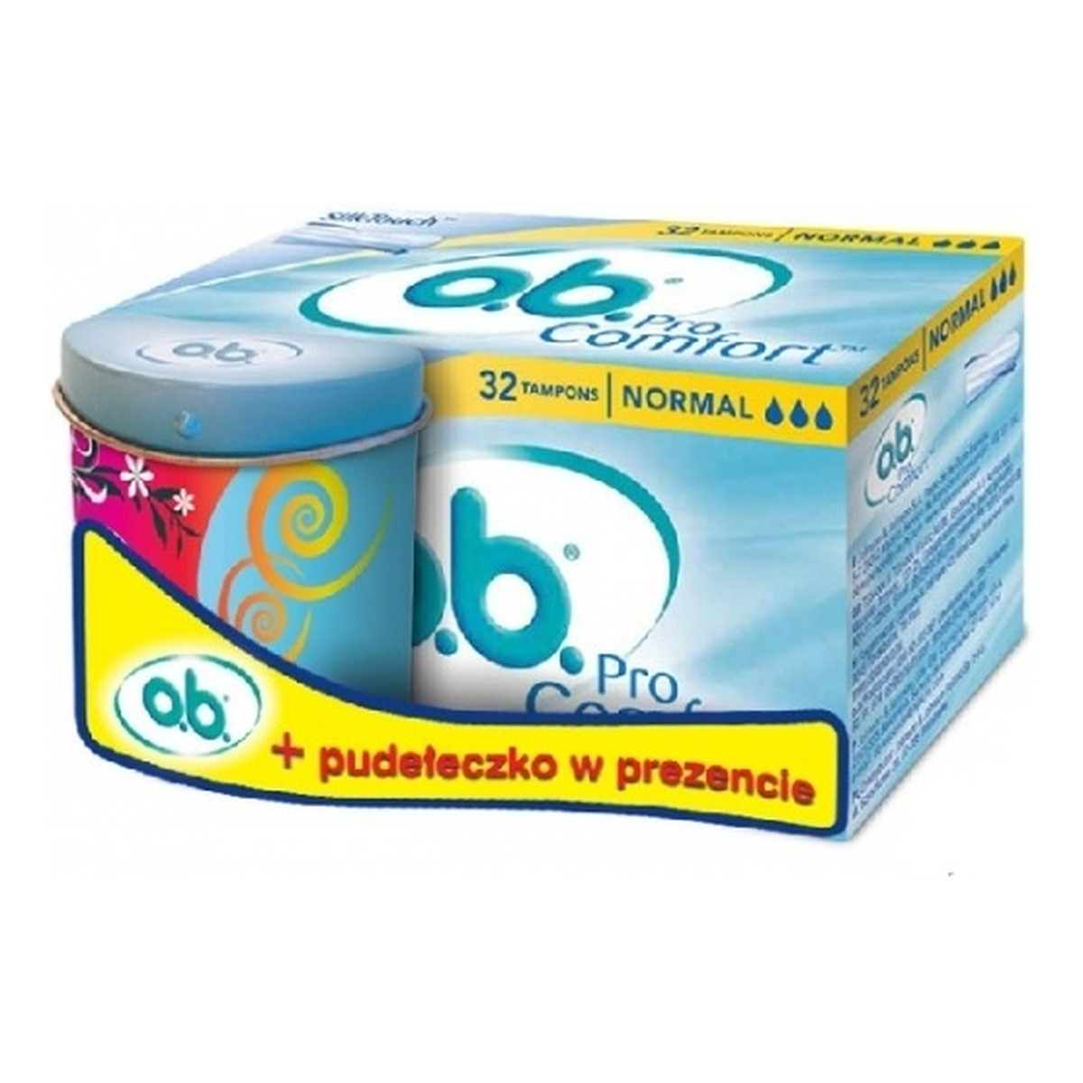 O.B. Normal ProComfort Tampony 32szt.+ Pudełko Gratis