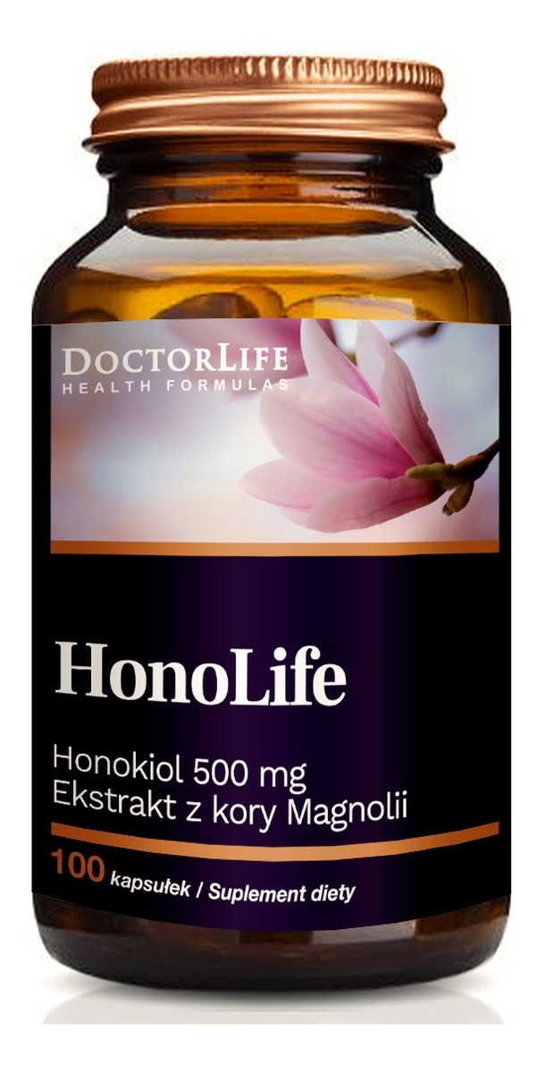Honolife ekstrakt z kory magnolii suplement diety 100 kapsułek