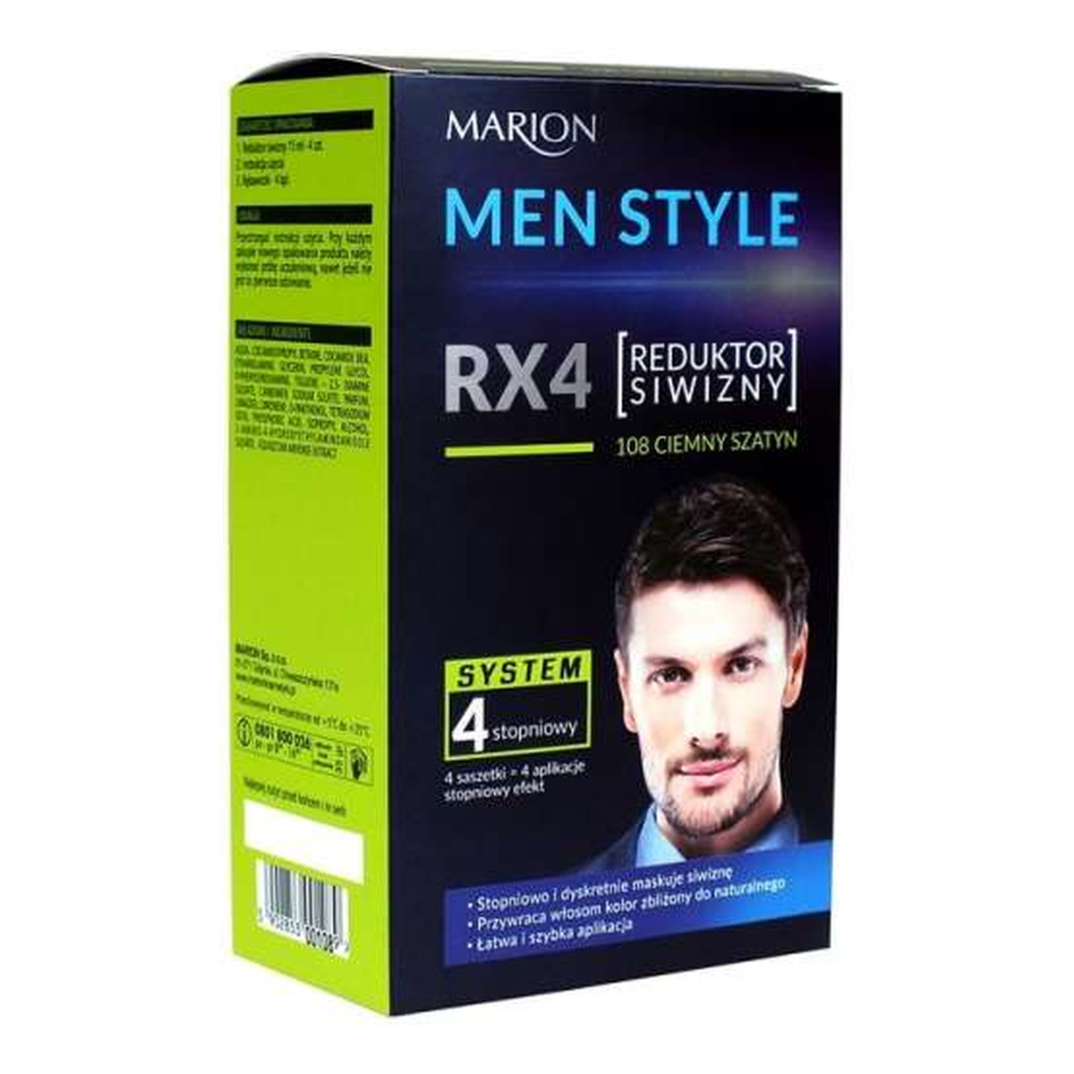 Marion Men 4 Stopniowy Reduktor Siwizny 60ml