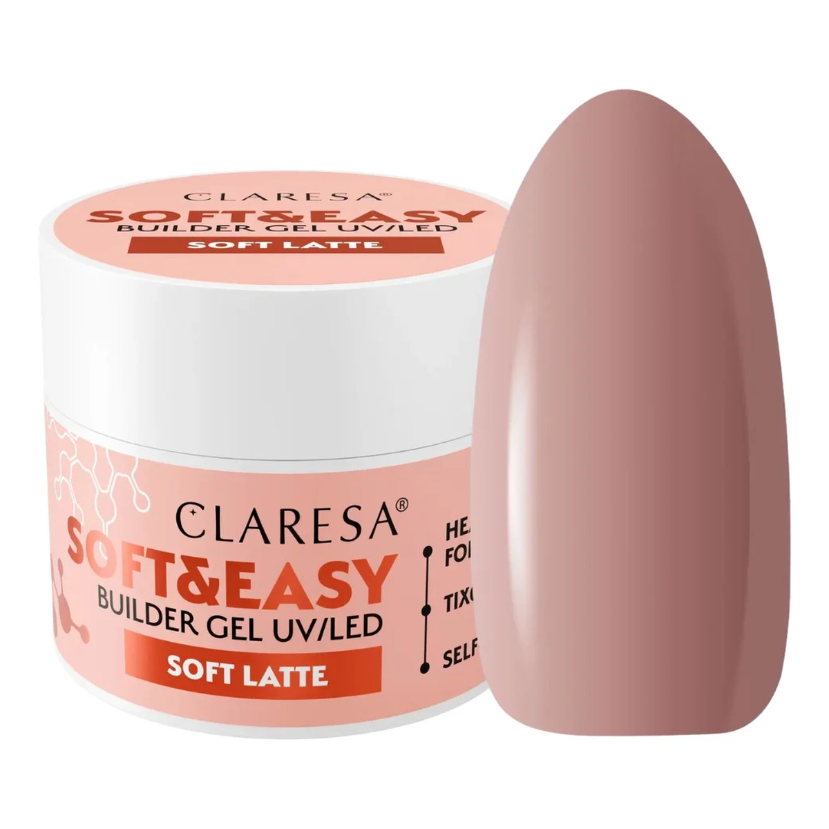 Claresa Soft & Easy Żel budujący BUILDER GEL 45g