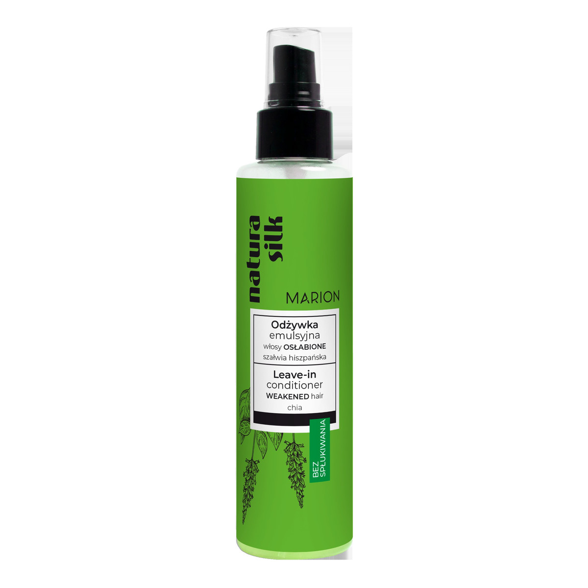 Marion Natura silk odżywka emulsyjna bez spłukiwania włosy osłabione 150ml