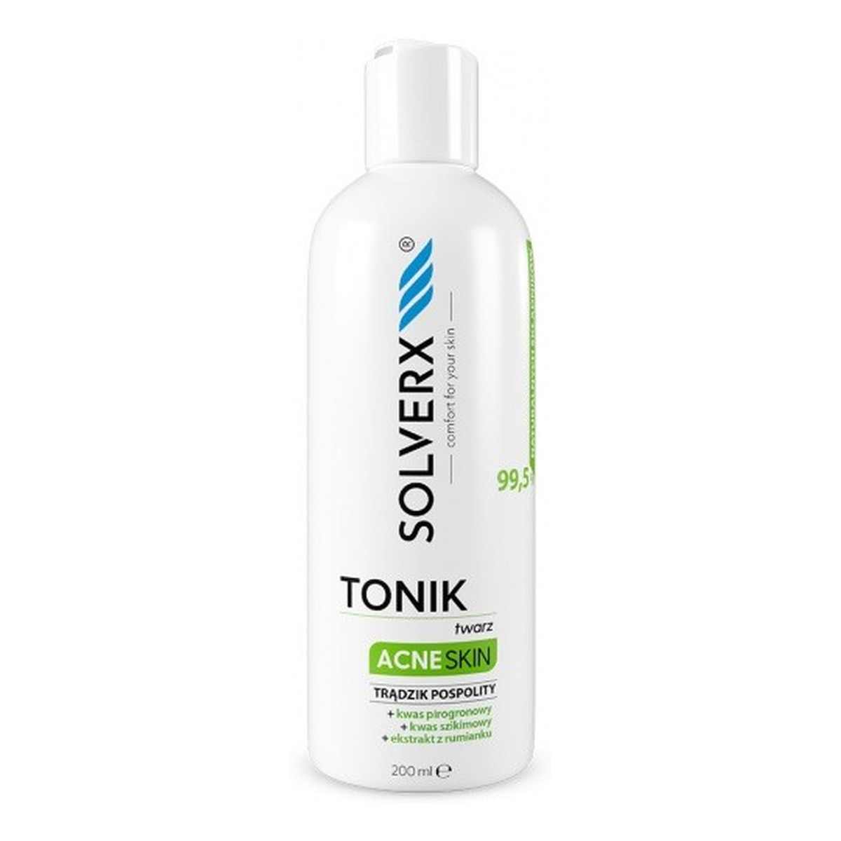 Solverx Acne Skin Tonik do twarzy przeciwtrądzikowy 200ml