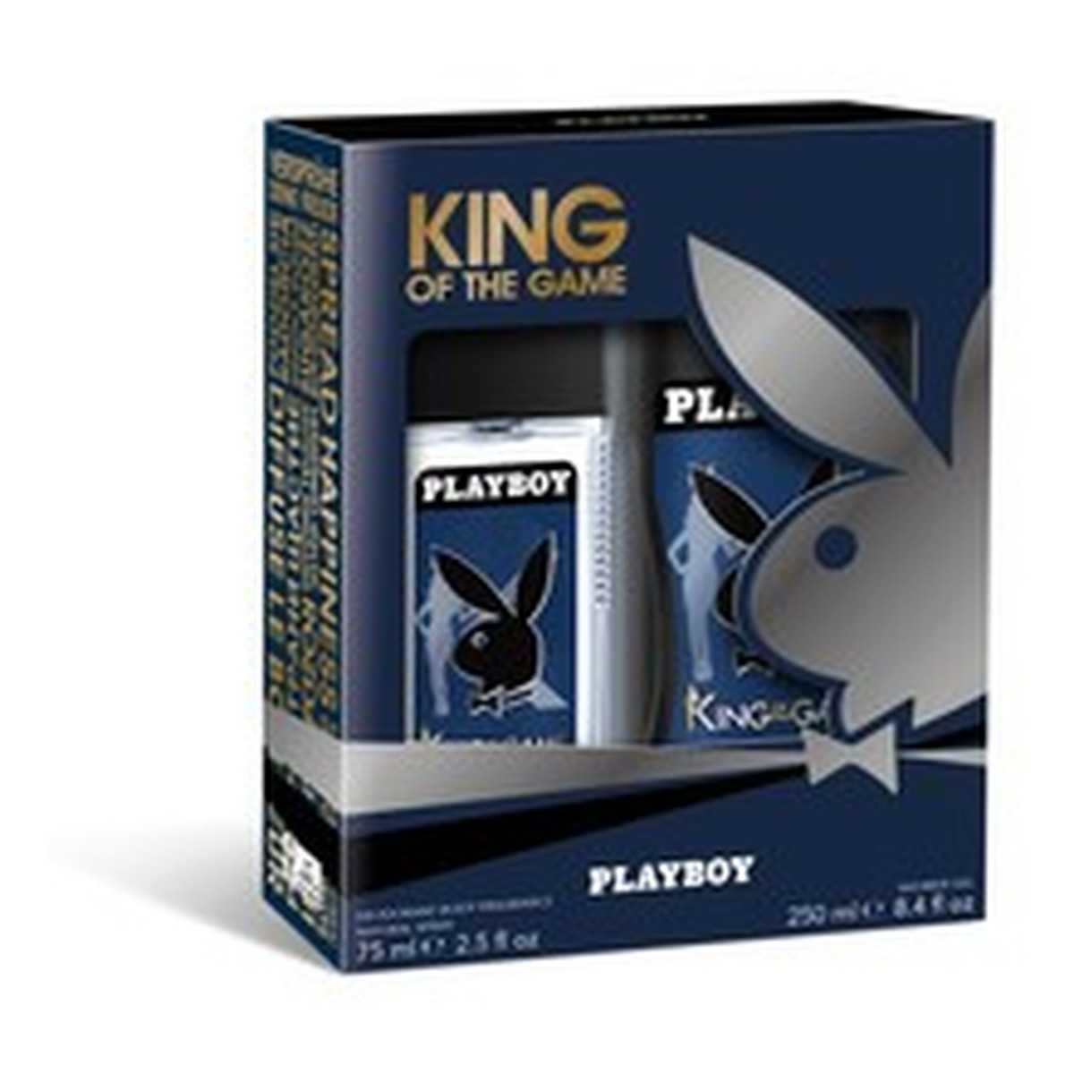 Playboy King of the Game Zestaw prezentowy dezodorant naturalny spray + żel pod prysznic