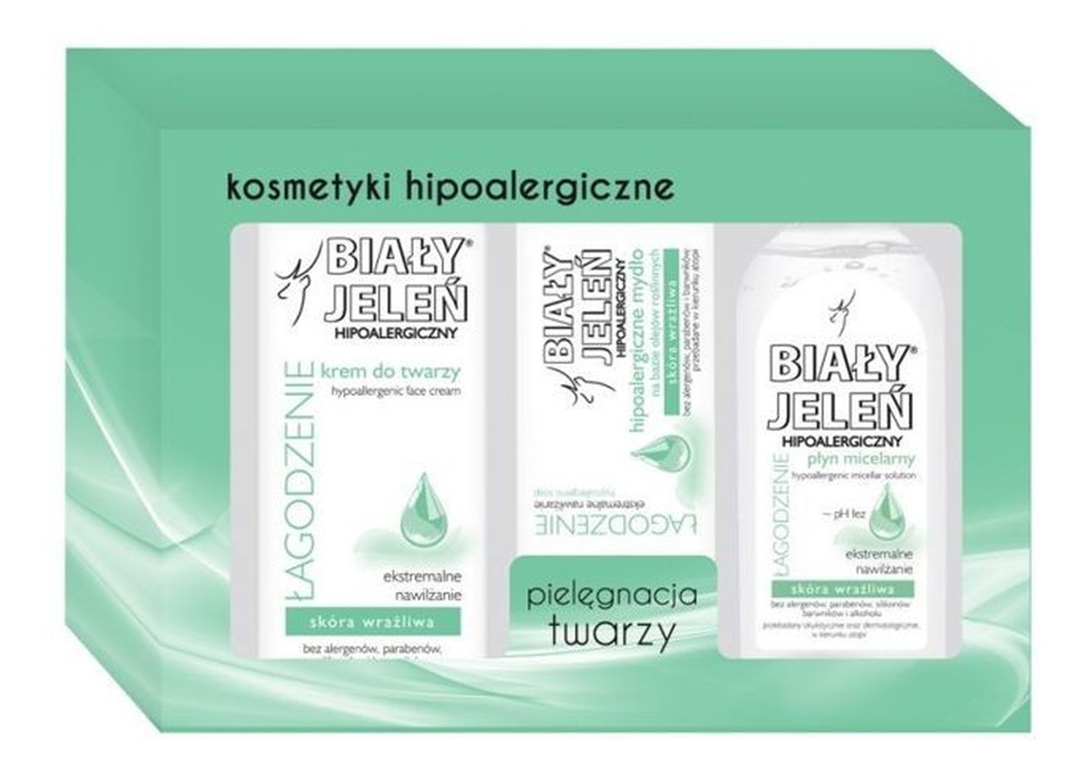 Zestaw: Krem Do Twarzy+Płyn Micelarny+Mydło Naturalne