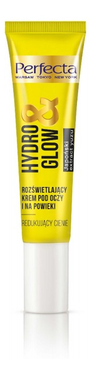 Rozświetlający krem pod oczy i na powieki redukujący cienie