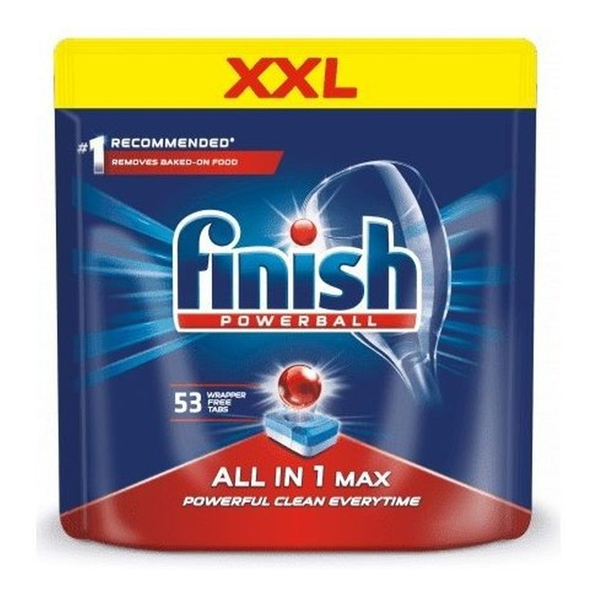 Finish Powerball All In 1 Max tabletki do mycia naczyń w zmywarkach 53szt