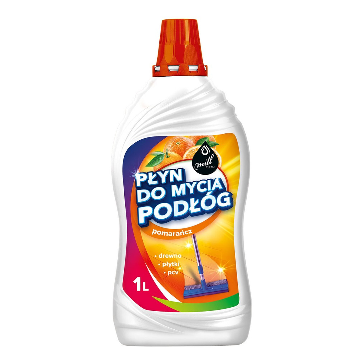 Mill Clean Płyn do mycia podłóg Uniwersalny Pomarańcza 1000ml