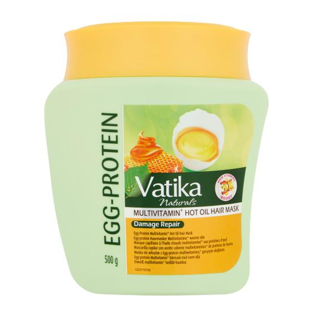 Dabur Vatika Maska do włosów z proteinami jajecznymi 500ml