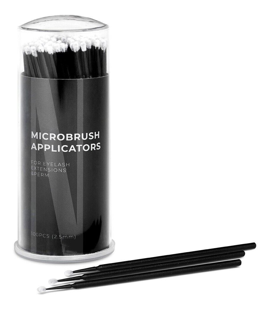 Microbrush applicators bezwłókienkowe aplikatory do rzęs 2.5mm 100szt.