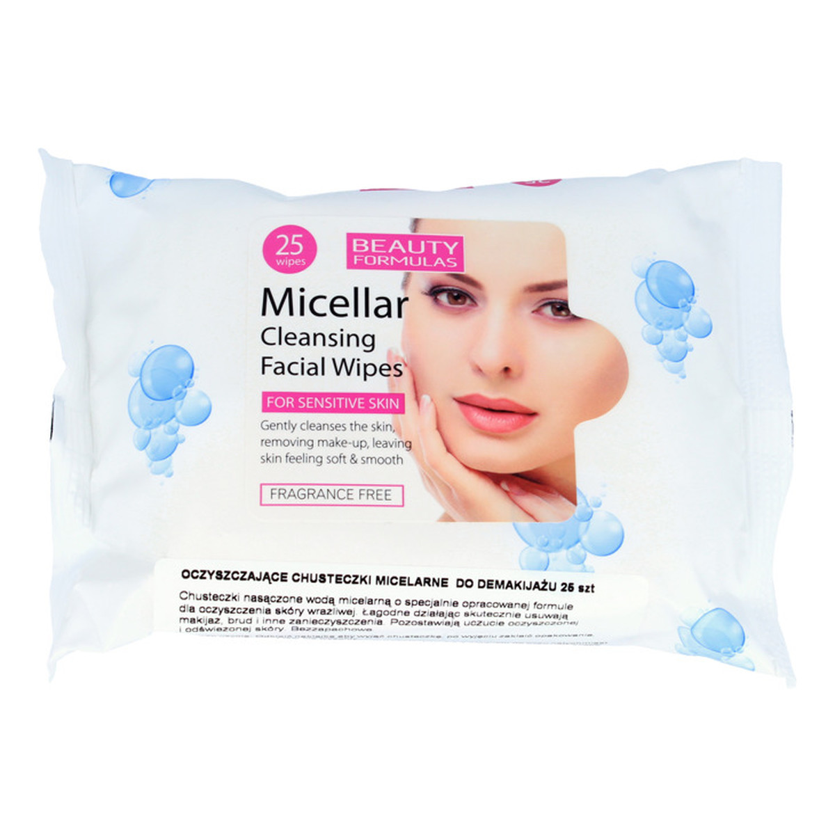 Beauty Formulas Micellar Cleansing chusteczki micelarne do demakijażu 25 szt.