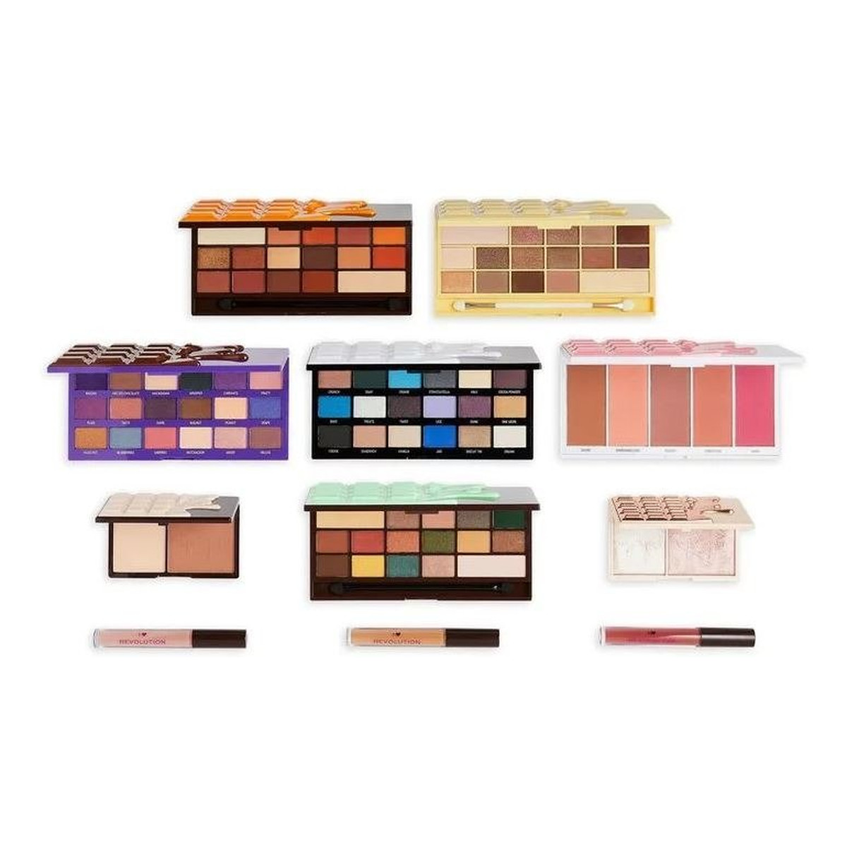 Makeup Revolution I Heart Revolution Zestaw palet Chocolate Vault 2