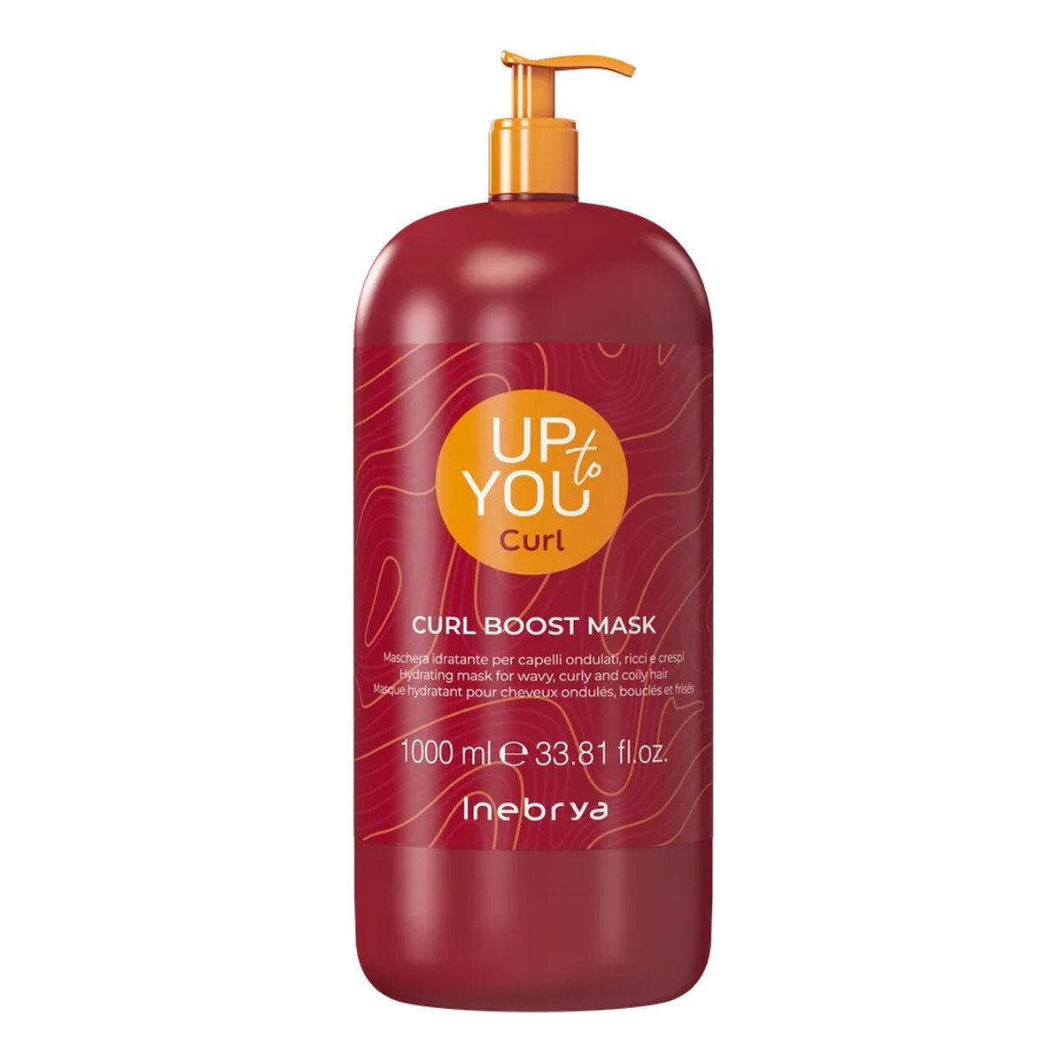 Inebrya Up to you curl nawilżająca maska do włosów falowanych i kręconych 1000ml