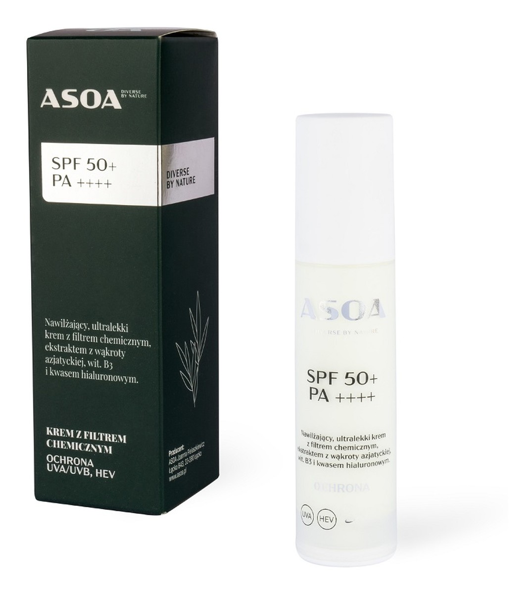 Krem z filtrem SPF50+ PA++++