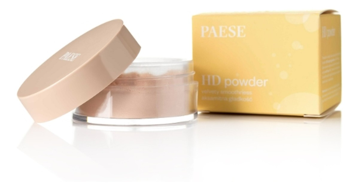 Transparent Puder sypki