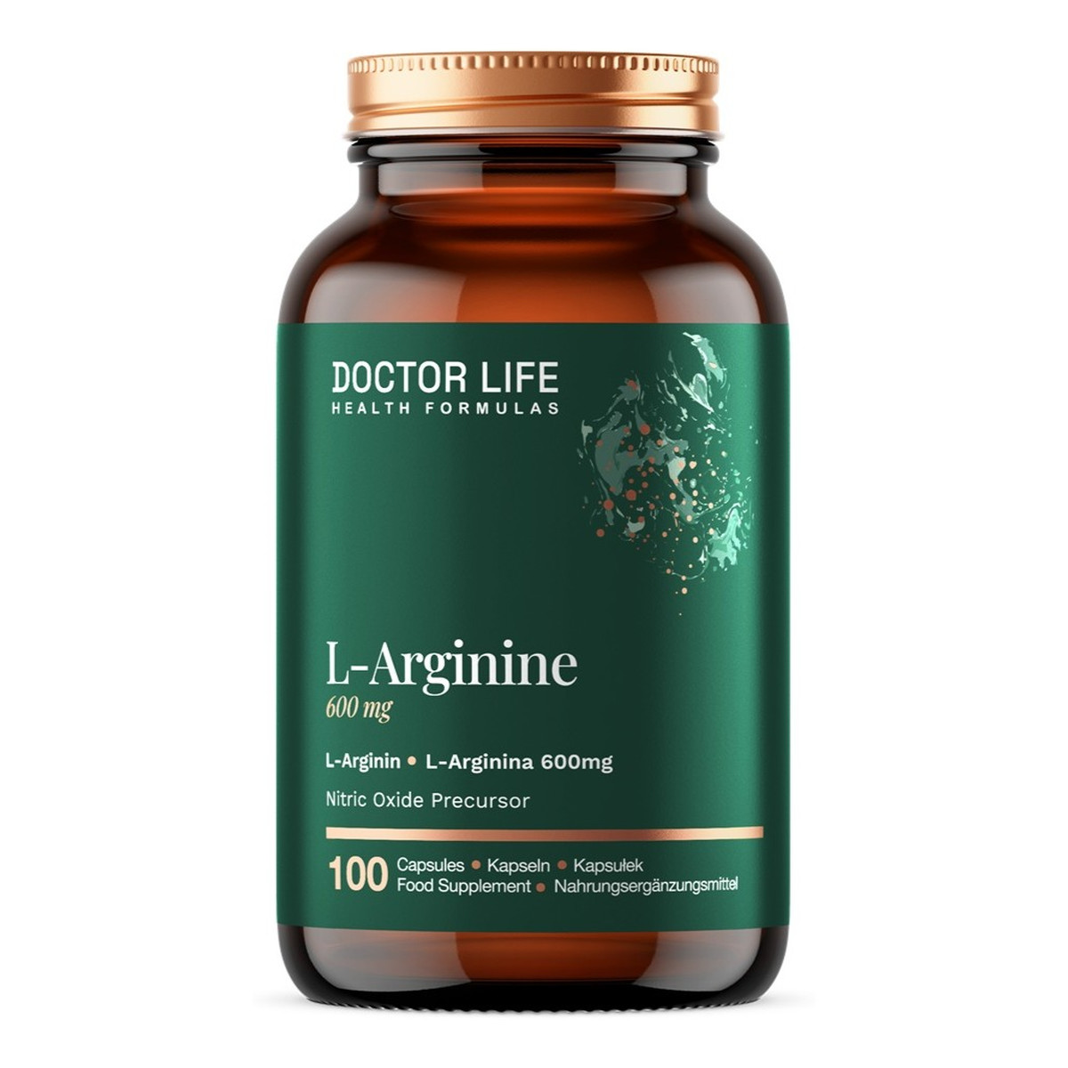 Doctor Life L-arginine 600mg suplement diety 100 kapsułek