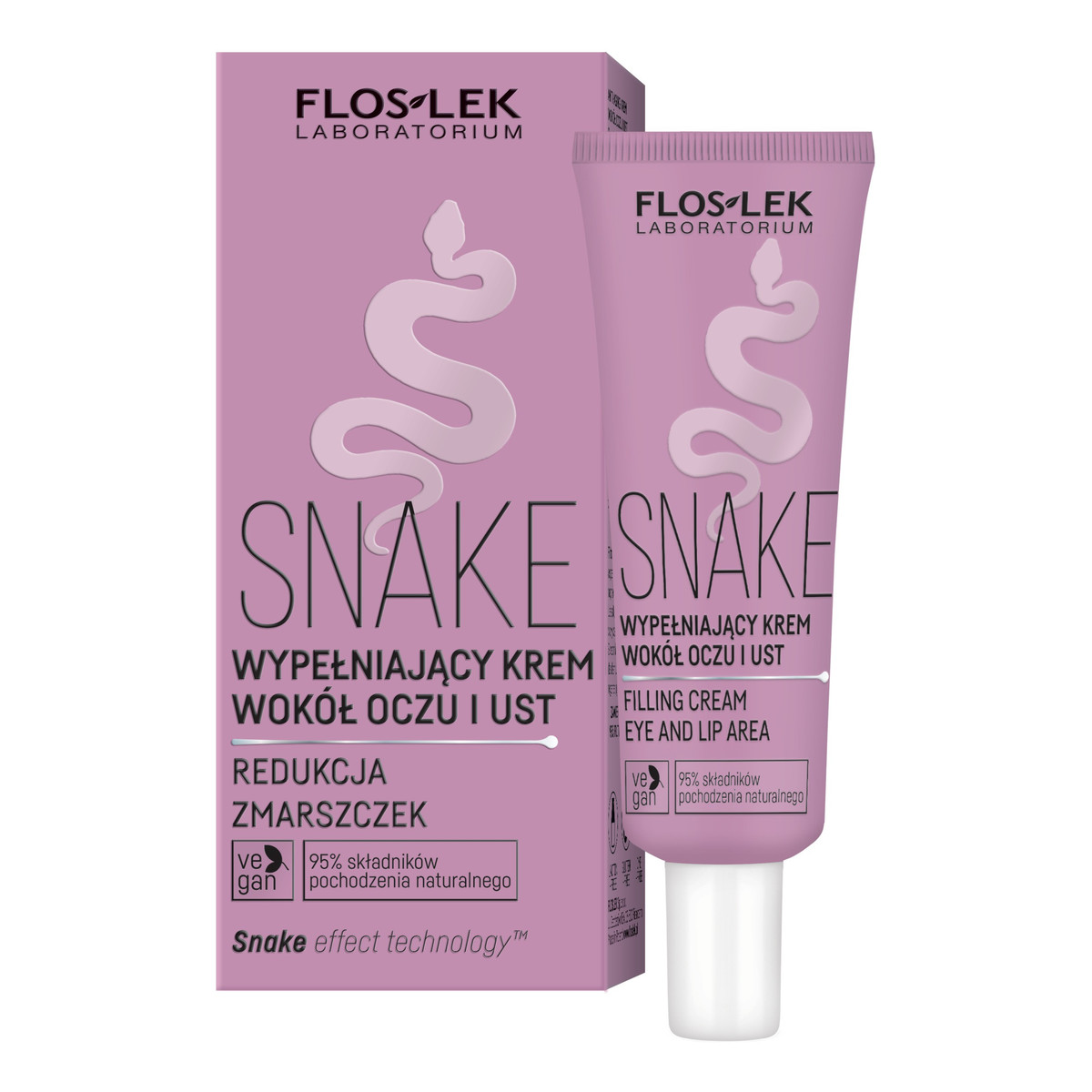 FlosLek Snake Krem wypełniający wokół oczu i ust 30ml