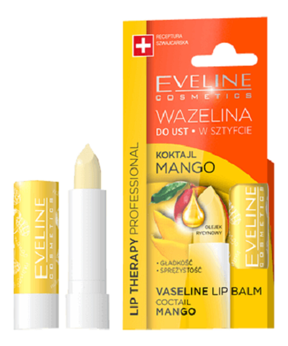 Wazelina do ust w sztyfcie wygładzająca Koktajl Mango