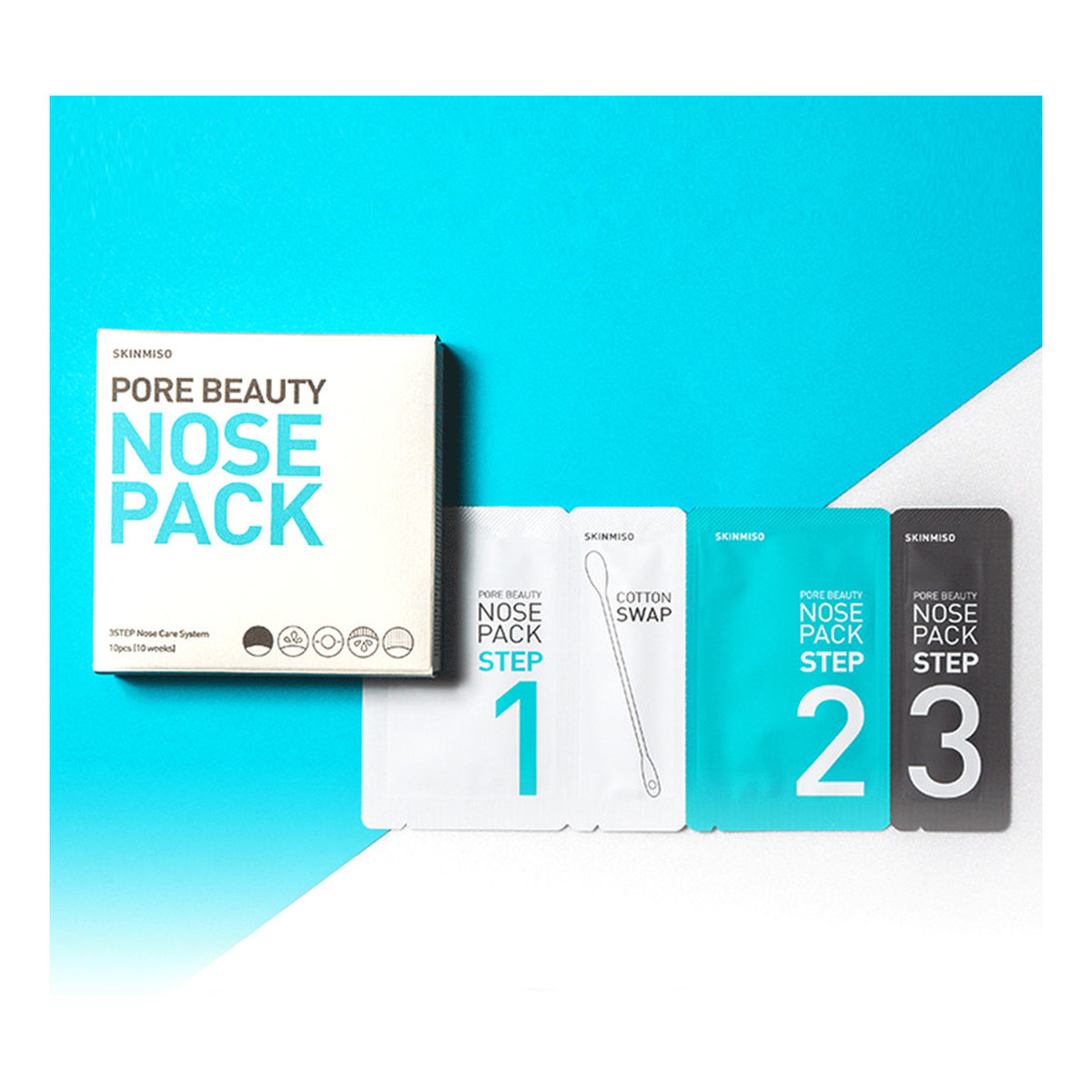 SkinMiso Pore Beauty Nose Pack 10 Weeks Plastry na nos