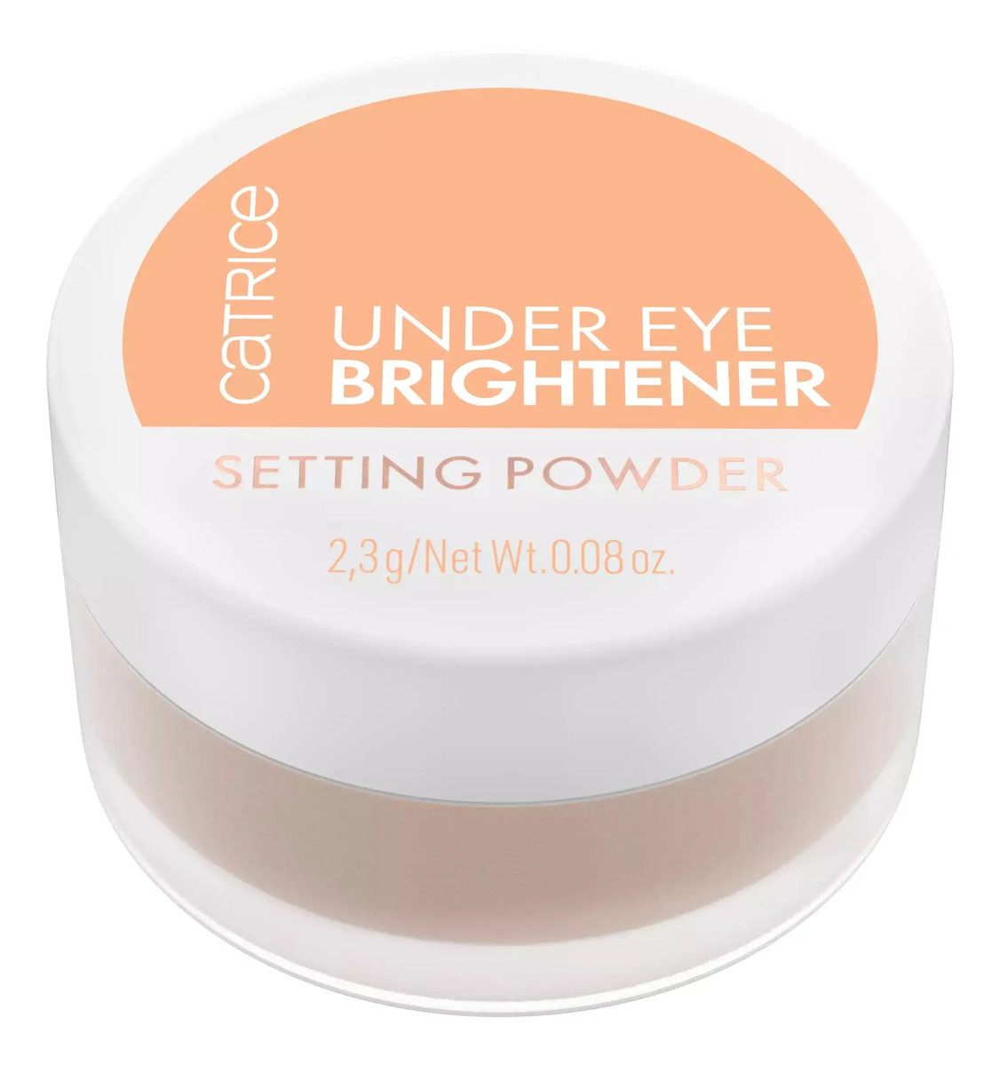 Utrwalający puder rozświetlający pod oczy