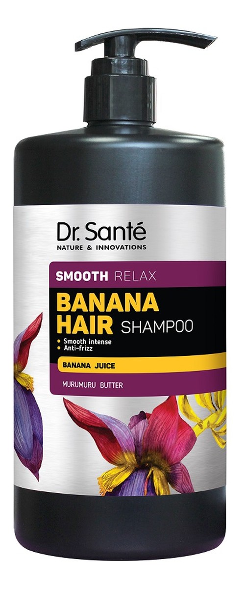Banana hair shampoo wygładzający szampon do włosów z sokiem bananowym