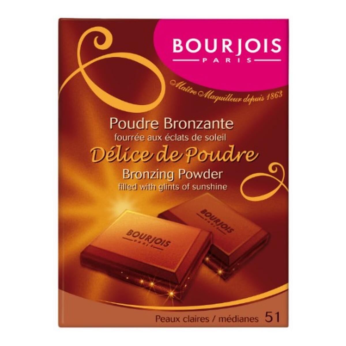 Bourjois Bronzing Powder brązujący puder do twarzy 16g