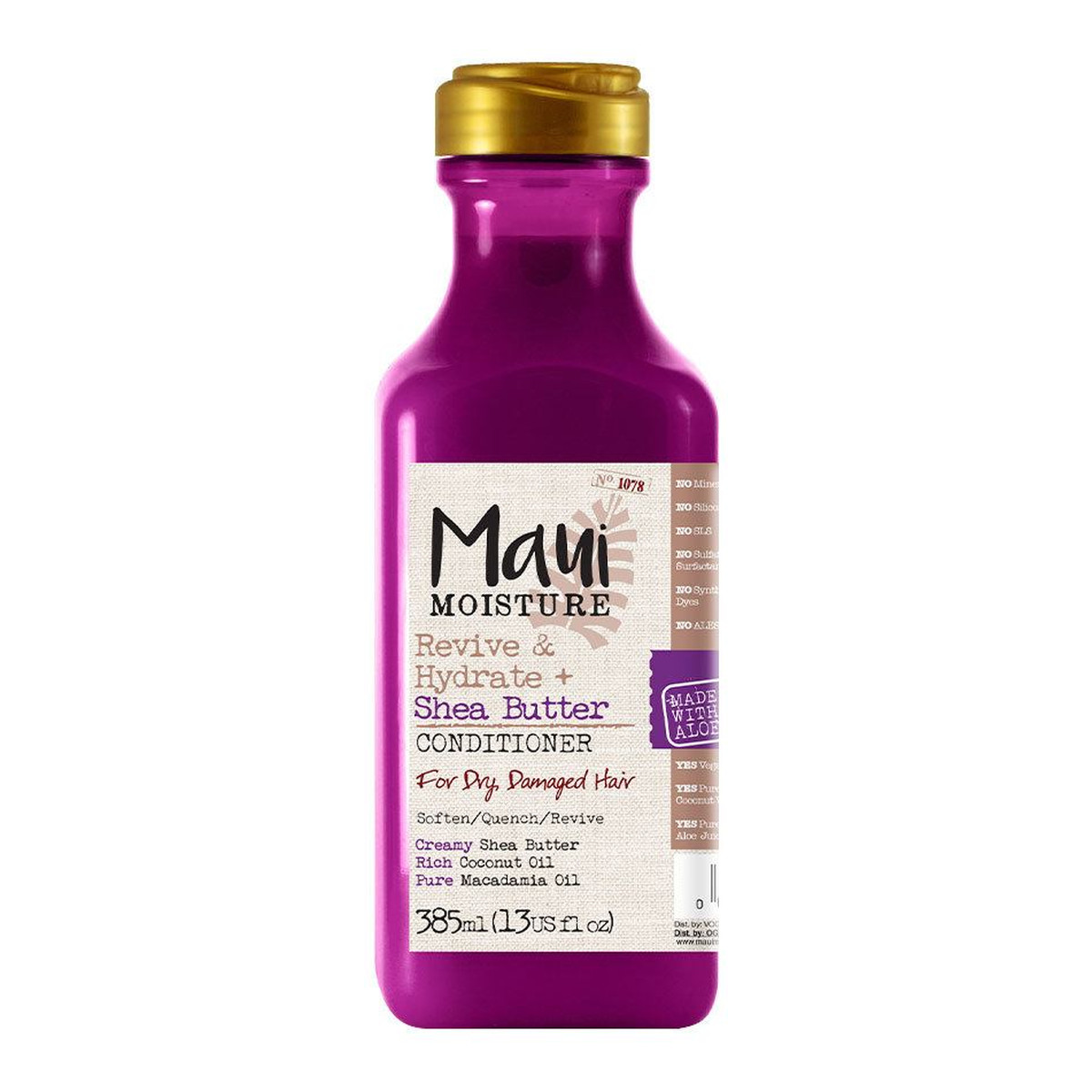 Maui Moisture Revive & hydrate + shea butter conditioner odżywka do włosów suchych i zniszczonych z masłem shea