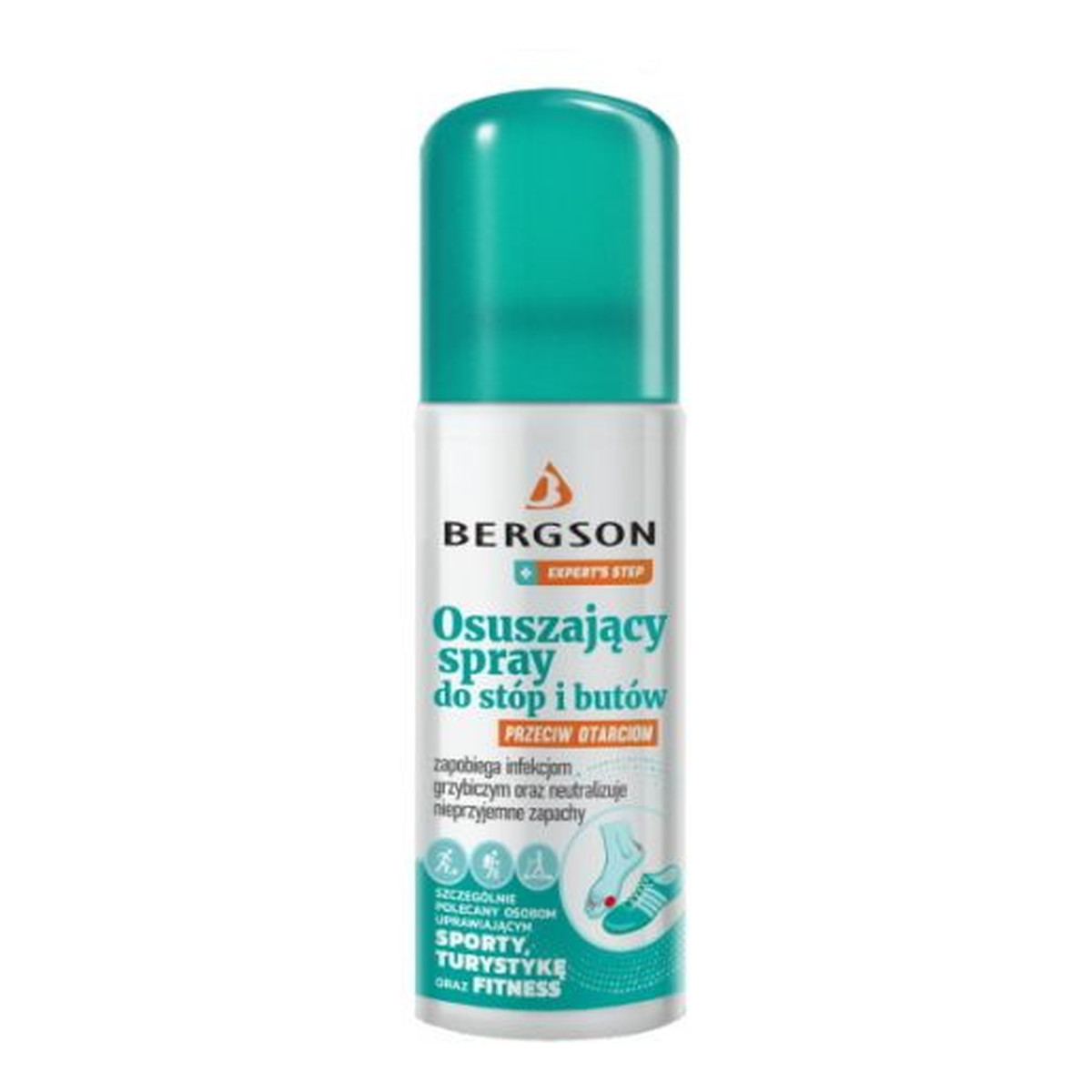 Bergson Expert's Step Spray Do Stóp i Obuwia Osuszający przeciw otarciom 100ml