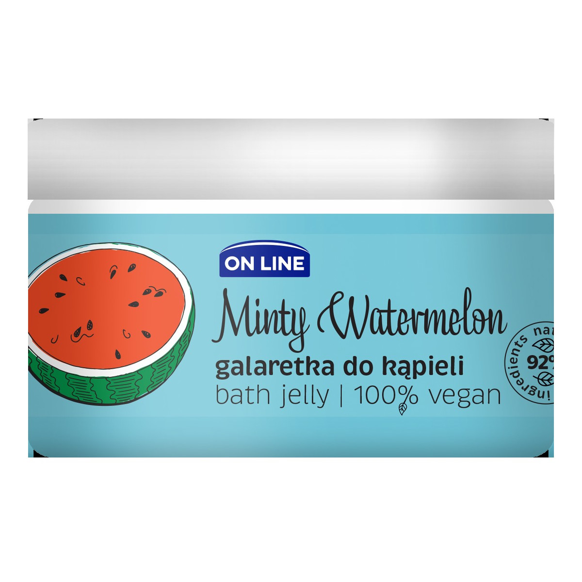 On Line Bath Jelly Galaretka do kąpieli Minty Watermelon 230ml