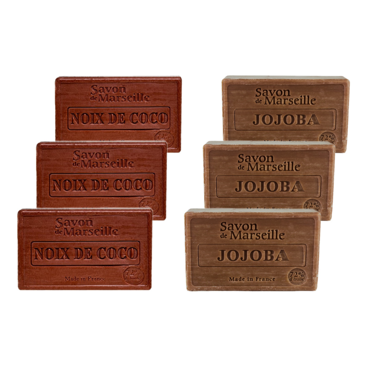 Le Chatelard 1802 Mydło marsylskie 3x Kokos + 3xJojoba