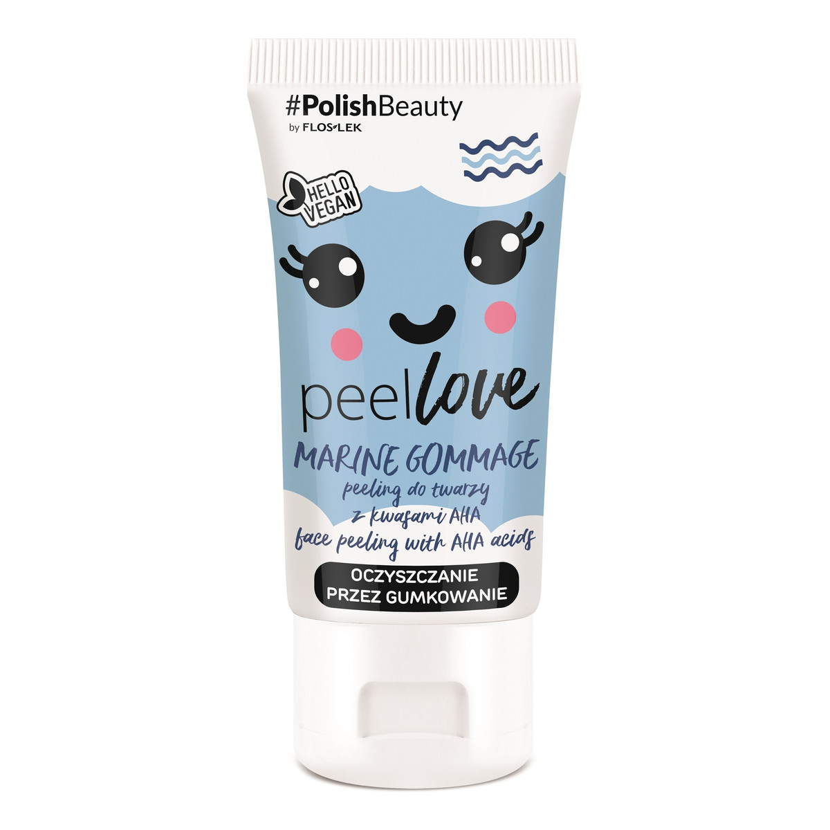FlosLek PeelLove Peeling do twarzy z kwasami AHA Marine Gommage 75ml