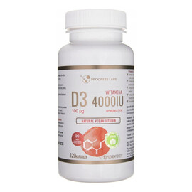Witamina D3 + Prebiotyk suplement diety 120 tabletek